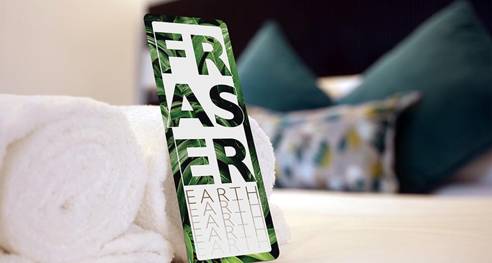 Sustainable card at Fraser Suites Harmonie, serviced hotel apartment in La Défense Paris