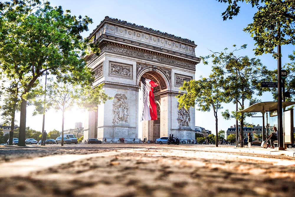 Arc de Triomphe, top thing to do in Paris on the Champs Elysées