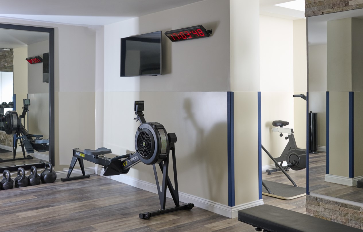 Gym at London hotel apartment, Fraser Suites Queens Gate