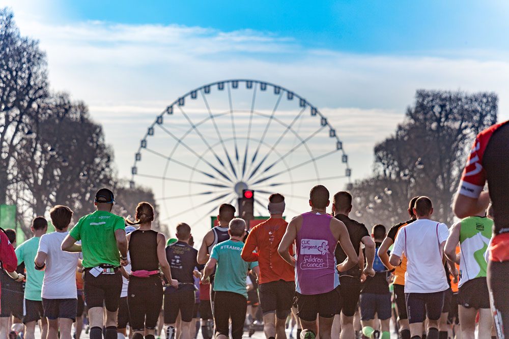 20k Paris Race in Paris in autumn