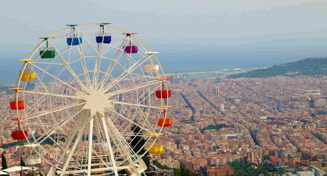 Tibidabo amusement park, top thing to In Barcelona In Autumn