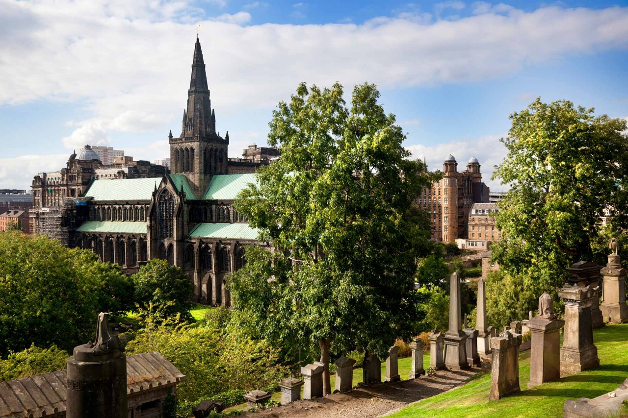 Glasgow Cathedral, one of the best spots for Glasgow Weekend City Breaks