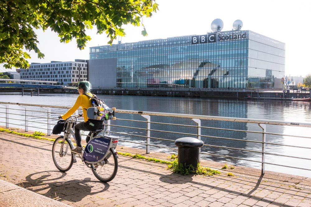 Cycling in Glasgow, Scotland