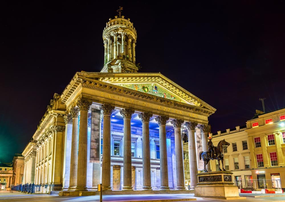 University of Glasgow's Hunterian Art Gallery, hosting top events in Glasgow