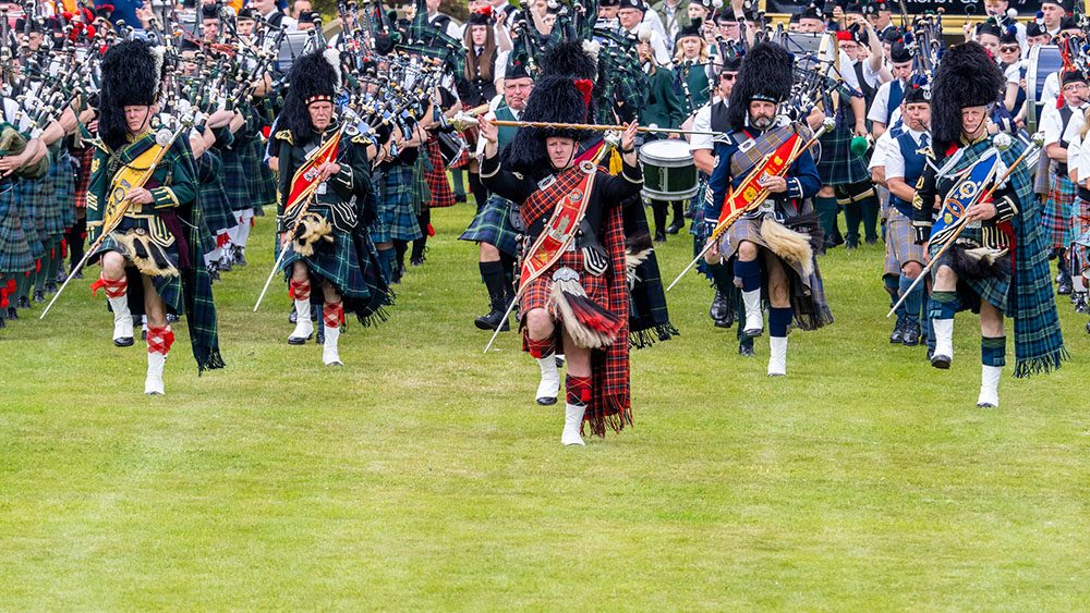 World Pipe Band Championships, one of the top events in Glasgow, Scotland